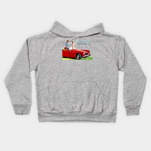 AUSTIN HEALEY SPRITE - advert Kids Hoodie